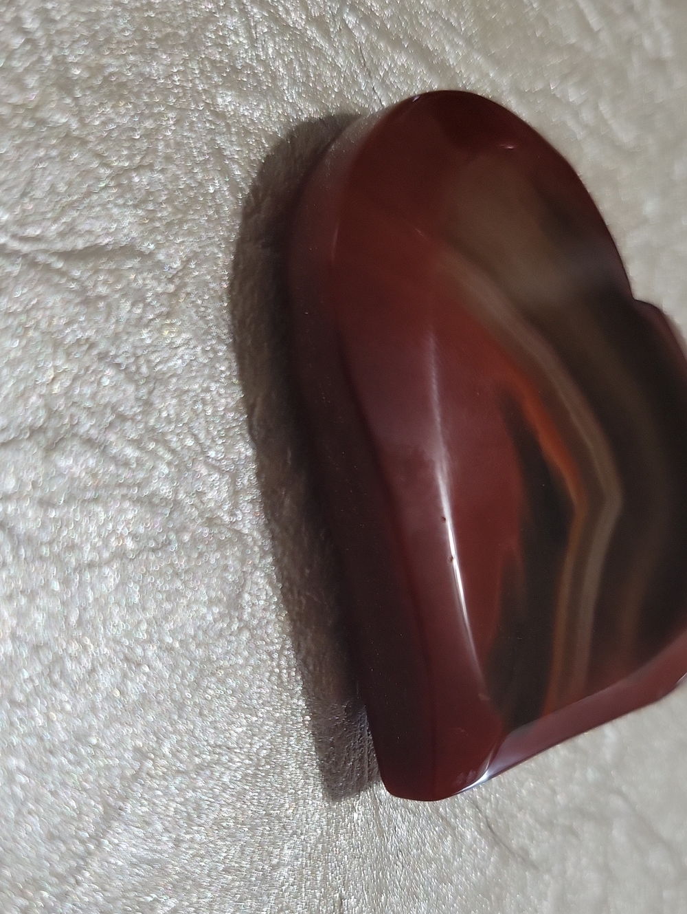 Carnelian Crystal Heart - Picture 4 of 5